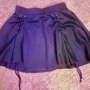 Women’s Black Nylon Skirt